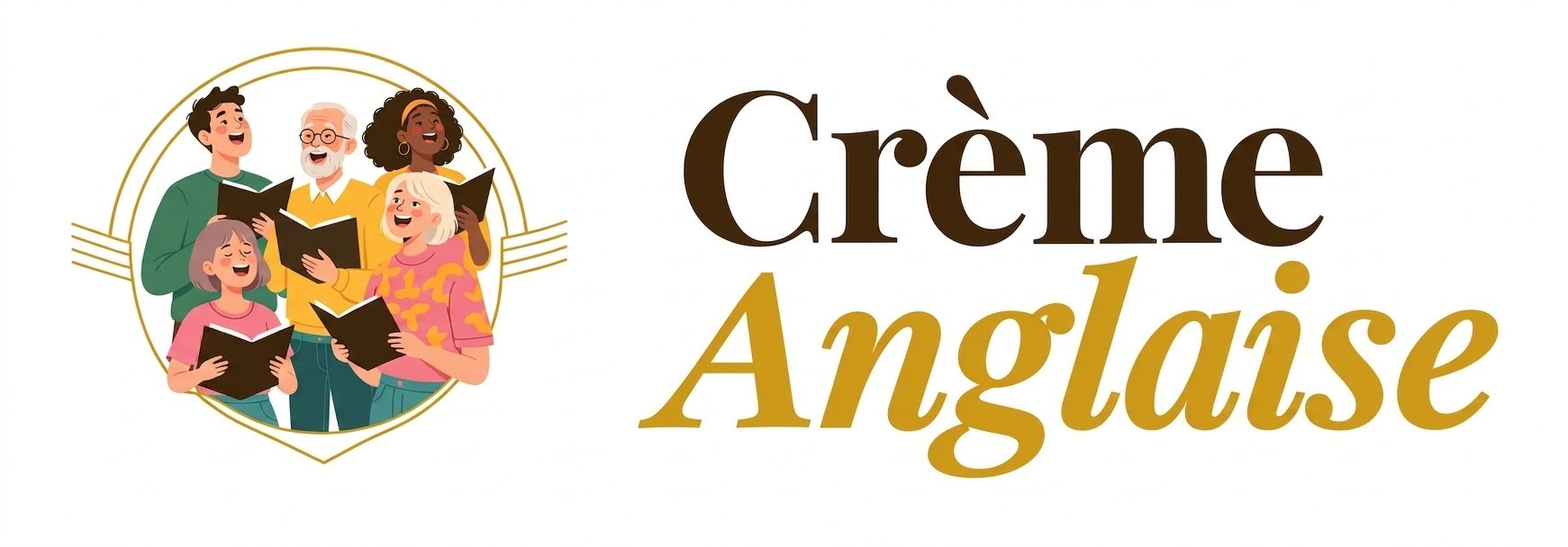 Crème Anglaise poster — join the choir